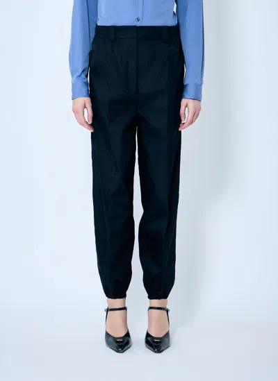 Prada Re-nylon Track Pants In Black