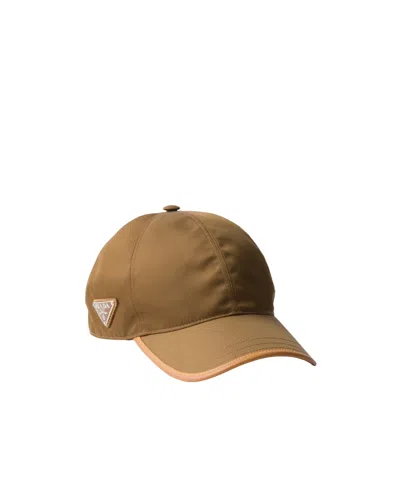 PRADA PRADA LOGO-PLAQUE CURVED PEAK BASEBALL CAP