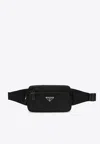 Prada Men's Re-nylon Bumbag In Black