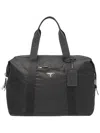 Prada Men Sacca Da Viaggio In Re-nylon E Saffiano In Black