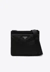 Prada Re-nylon Triangle Logo Messenger Bag