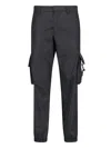 Prada Men Re-nylon Trousers In Blue