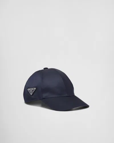 Prada Re-nylon Trucker Hat In Blue
