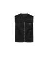 Prada Re-nylon Cargo Vest In Black