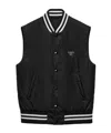Prada Re-nylon Vest In Black