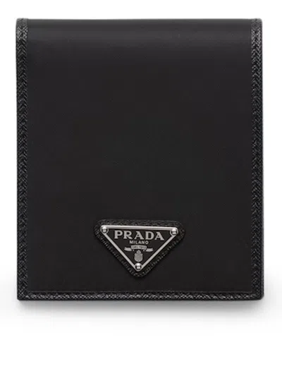 PRADA WALLET IN CALF LEATHER