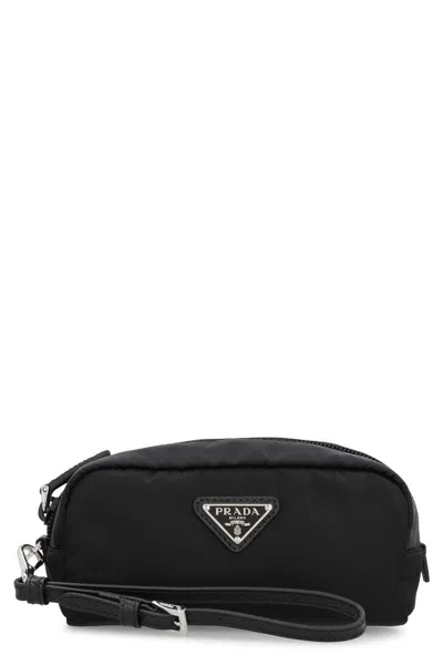 Prada Re-nylon Wash Bag In F0632 Nero 1