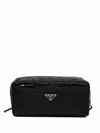 Prada Men's Nylon Beauty Case In Black