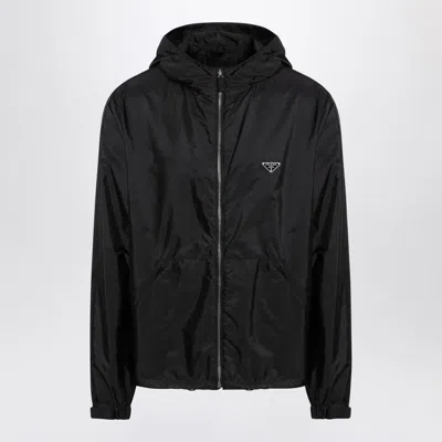 Prada Black Re-nylon Zip Jacket Men