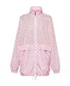 Prada Re-nylon Zip-up Jacket In Pink