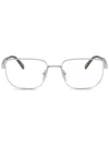 Prada Pr A55v Gunmetal Glasses In 银色