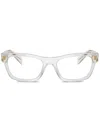 Prada Pr B01v 12r1o1 Trasparente Grigio Glasses In Transparent