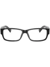 Prada Rectangle Frame Glasses In Black