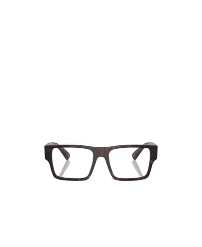 Prada Rectangle-frame Glasses In Black