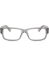 Prada Rectangle Frame Glasses In Grey