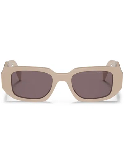Prada Woman Sunglasses Pr 17ws In Purple Brown