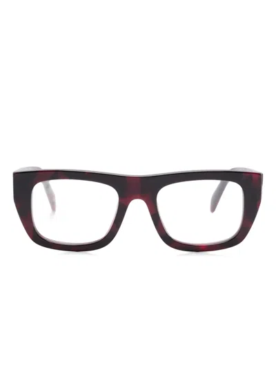 Prada Rectangle-frame Glasses In Schwarz