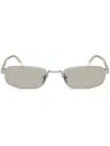 Prada Rectangle-frame Sunglasses In Gray