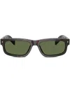 Prada Pr B11s 17n20g Root Tartarugato Sunglasses In 褐色