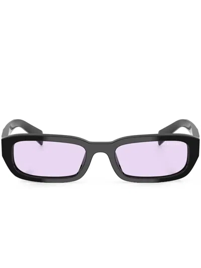 Prada Pr B06sf Rectangular Sunglasses In Black
