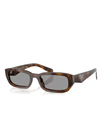 Prada Rectangle-frame Sunglasses In Multi