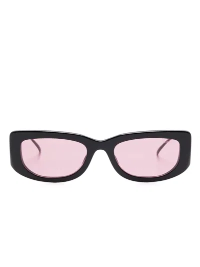 Prada Rectangle-frame Sunglasses In Black