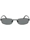Prada 54mm Rectangular Sunglasses In Black