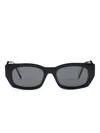 Prada Logo Sunglasses In Black
