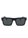 Prada Rectangle-frame Sunglasses In Black