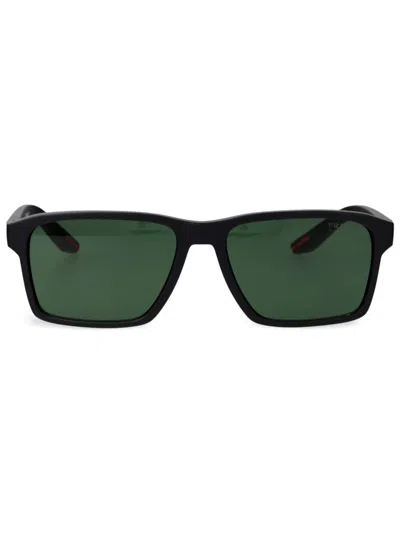Prada Rectangle-frame Sunglasses In Black