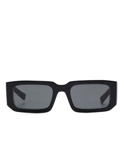 Prada Rectangle-frame Sunglasses In Black