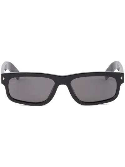 Prada Rectangle-frame Sunglasses In Black