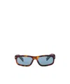 Prada Rectangle-frame Sunglasses In Blue
