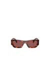 Prada Rectangle-frame Sunglasses In Brown