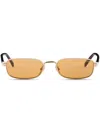 Prada Rectangle-frame Sunglasses In Brown