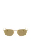 Prada Rectangle-frame Sunglasses In Gold