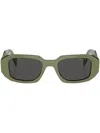 Prada Woman Sunglasses Pr 17ws In Green