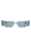 Prada Rectangle-frame Sunglasses In Grey