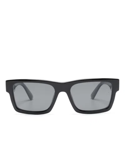 Prada Rectangle-frame Sunglasses In Schwarz