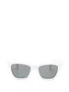 Prada Rectangle-frame Sunglasses In White