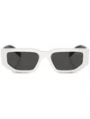 Prada Symbole Rectangular Men's Sunglasses, Pr 09zs In White