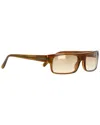 Prada Rectangle Sunglasses (authentic Pre-loved) In Brown