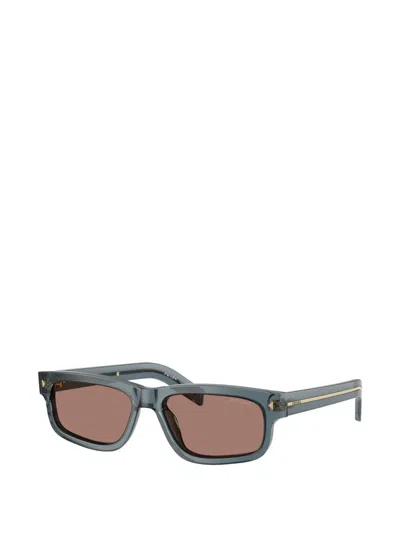 Prada Rectangle Sunglasses In Blue
