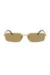 Prada Metal Pr A60s Sunglasses In Gold