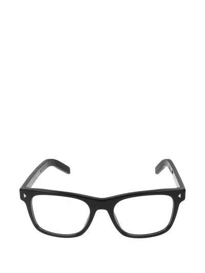 Prada Rectangle-frame Glasses In Black