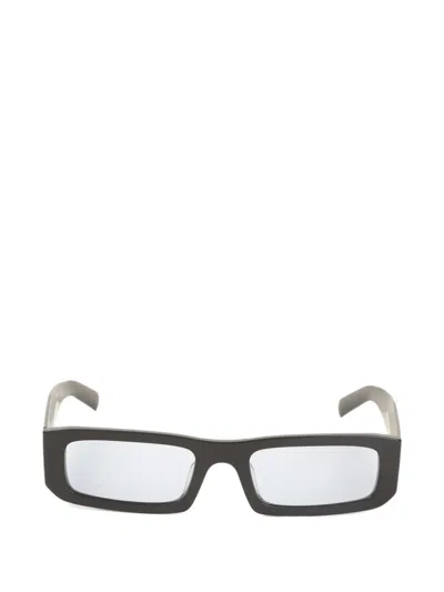Prada Rectangle-frame Glasses In Black