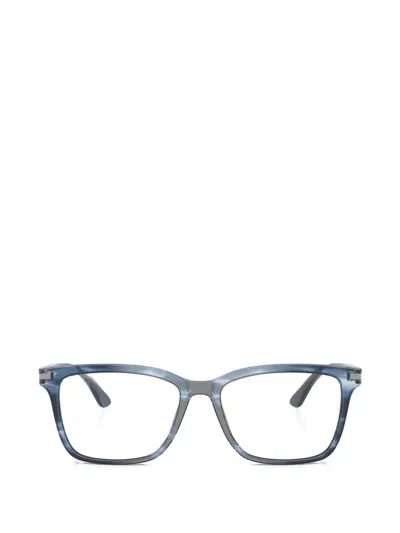 Prada Rectangle-frame Glasses In Blue
