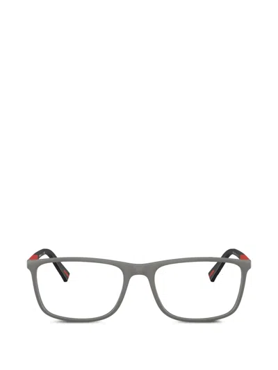 Prada Rectangle-frame Glasses In Gray
