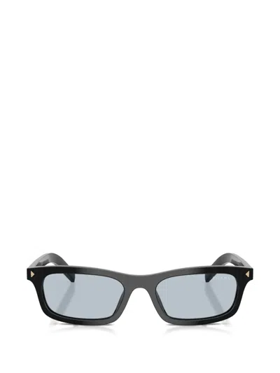 Prada Rectangle-frame Sunglasses In Black