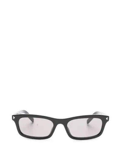 Prada Rectangle-frame Sunglasses In Black
